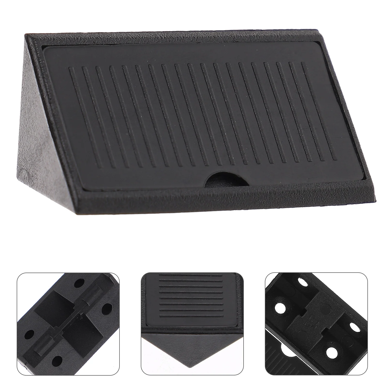 

100pcs Cabinet Angle Braces Black Plastic Corner Brackets Wall Mounting Hardware Kitchen Furniture Connectors Stable