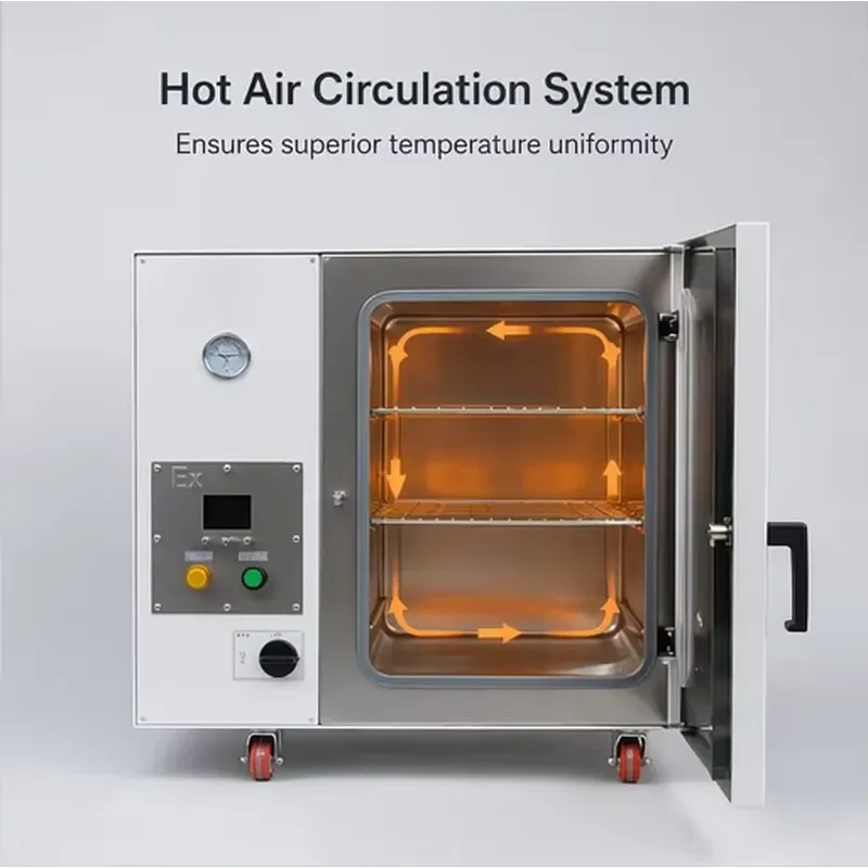 Large Capacity Industrial Vacuum Drying Oven Explosion proof with Digital PLC Control for Chemical Industry