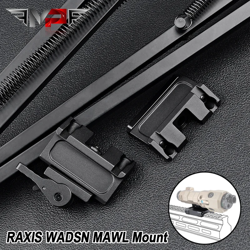 

WADSN Tactical RAXIS Metal MAWL C1 Base Fast QD Lever Base UN Offset Mount Airsoft EquipmentsHunting Accessories Fit 20mm Rail