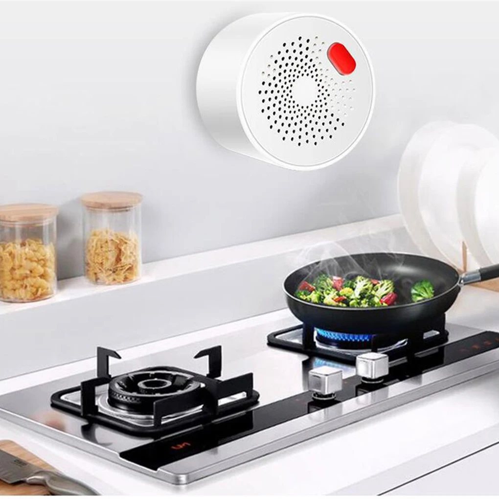 Tuya Air Alarm Combustion Fuel Air WiFi Detector Home Kitchen Office Smart Safety Alarm US