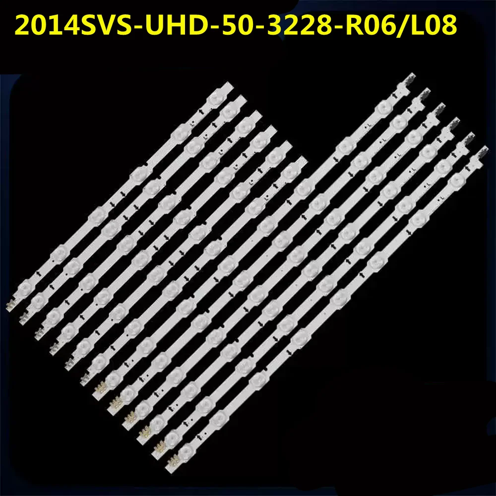 12PCS LED Strip For UA50HU7000 UE50HU7000 UE50HU6900S UE50HU6905 2014SVS_UHD_50_3228 LM41-00106F LM41-00106E LM41-00088Y 00088Z
