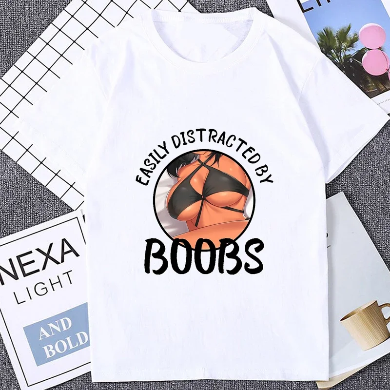 New Hentai Anime estetica T Shirt Manga H creatività Acg Otaku Tshirt Babe Waifu abbigliamento Unisex Streetwear Fashion