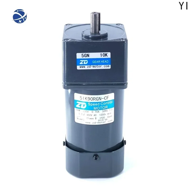 YYHC Zhongda Motor 6W-250W 110V 220V Speed Control Motor Gear Reducer Speed Ratio 3-750 Optional