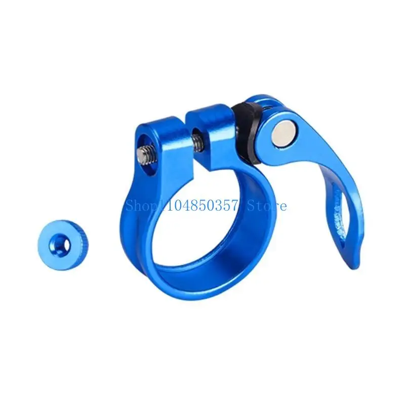 652F Bike Post Lock Post Clamp Bike Post Clamp Aluminum Alloy Bike Clamp Seatpost Clamp Bike Lock