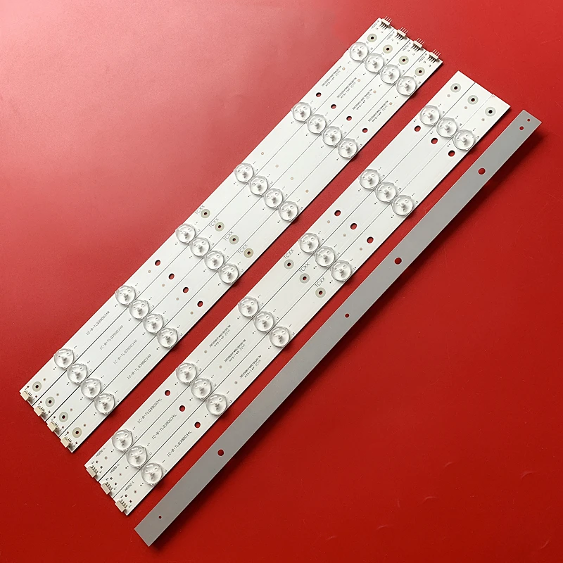 

1set=8pcs 425MM LED Backlight strip IC-B-0262201TLQ39D034L IC-B-0262201TLQ39D034R For LED39C600J LE39D39