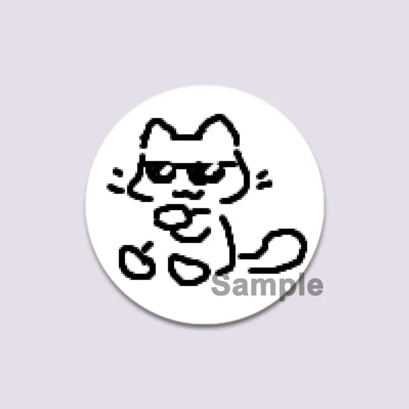 Cute Cartoon Animals Pins Boykisser Silly Cat Funny Meme Brooches Round Creative Badge Backpack Accessories Jewelry Gifts