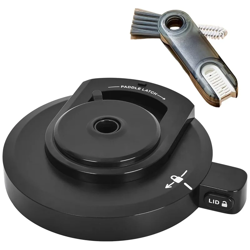 A05G-غطاء بديل لصانع الآيس كريم نينجا وعاء خارجي NC299AMZ NC300 NC301 CN305A سلسلة قابلة لإعادة الاستخدام مع فرشاة التنظيف