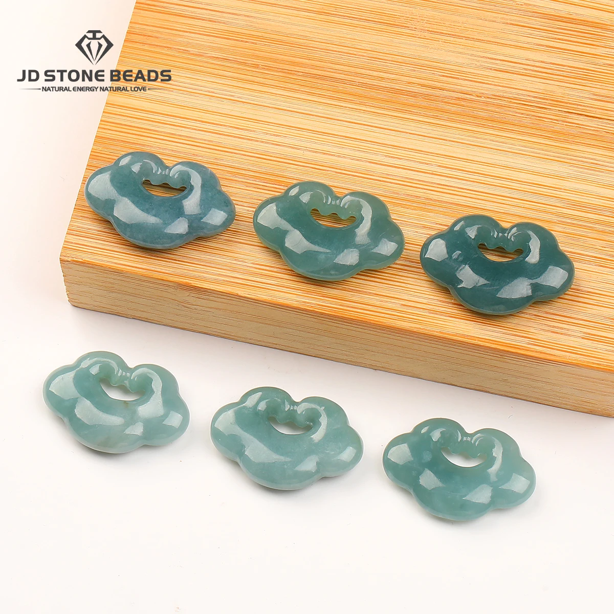 

1 шт. натуральный камень Гватемала жадеит резной благоприятный облако форма замка бусина для изготовления ювелирных изделий DIY ожерелье браслет аксессуар