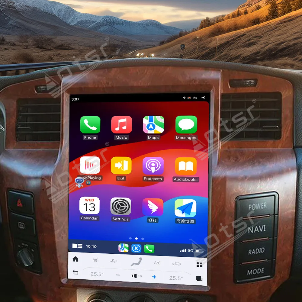 

12.1" Android 13 Auto For Nissan Patrol Y 61 2014-2019 Car Radio Stereo Apple Carplay Qualcomm HD Screen GPS Navigation