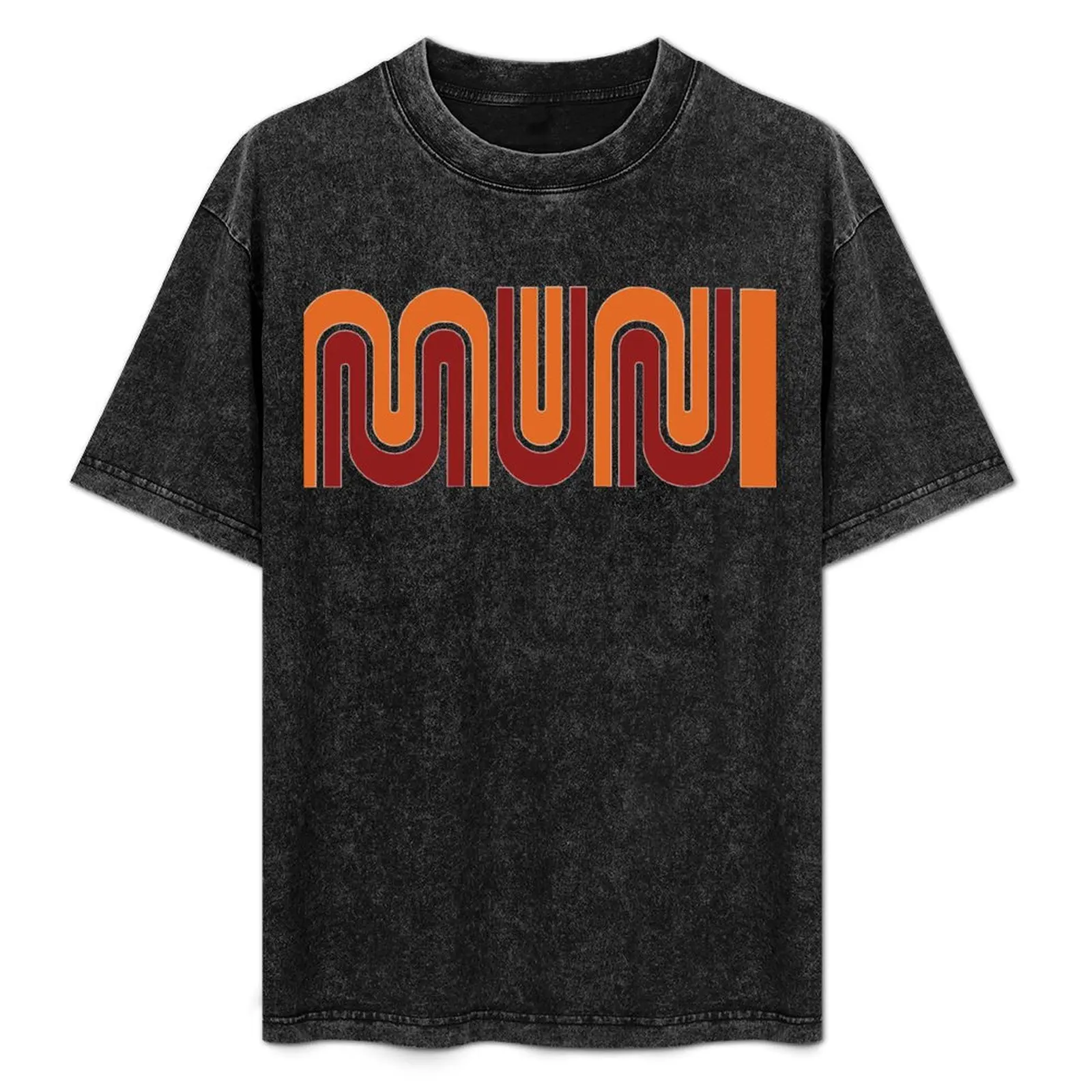 

MUNI vintage logo T-Shirt Novelty Graphic Tee Shirt