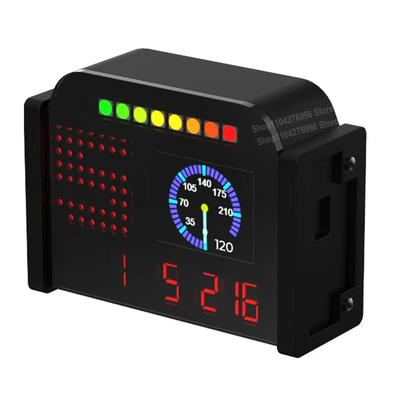 PC USB Simracing Game Multifunctional Dashboard Display Meters For Thrustmaster / Logitech /SIMAGIC FANATEC /MOZA