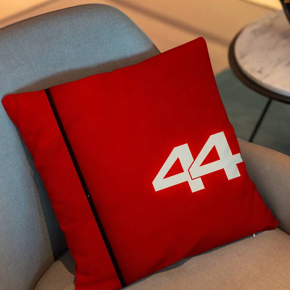 runnerup Canada Lewis Hamilton Pillow Case Square Double-Sided Printing Short Plush Sofa Cushion Cover Bedroom Bedside Pillow