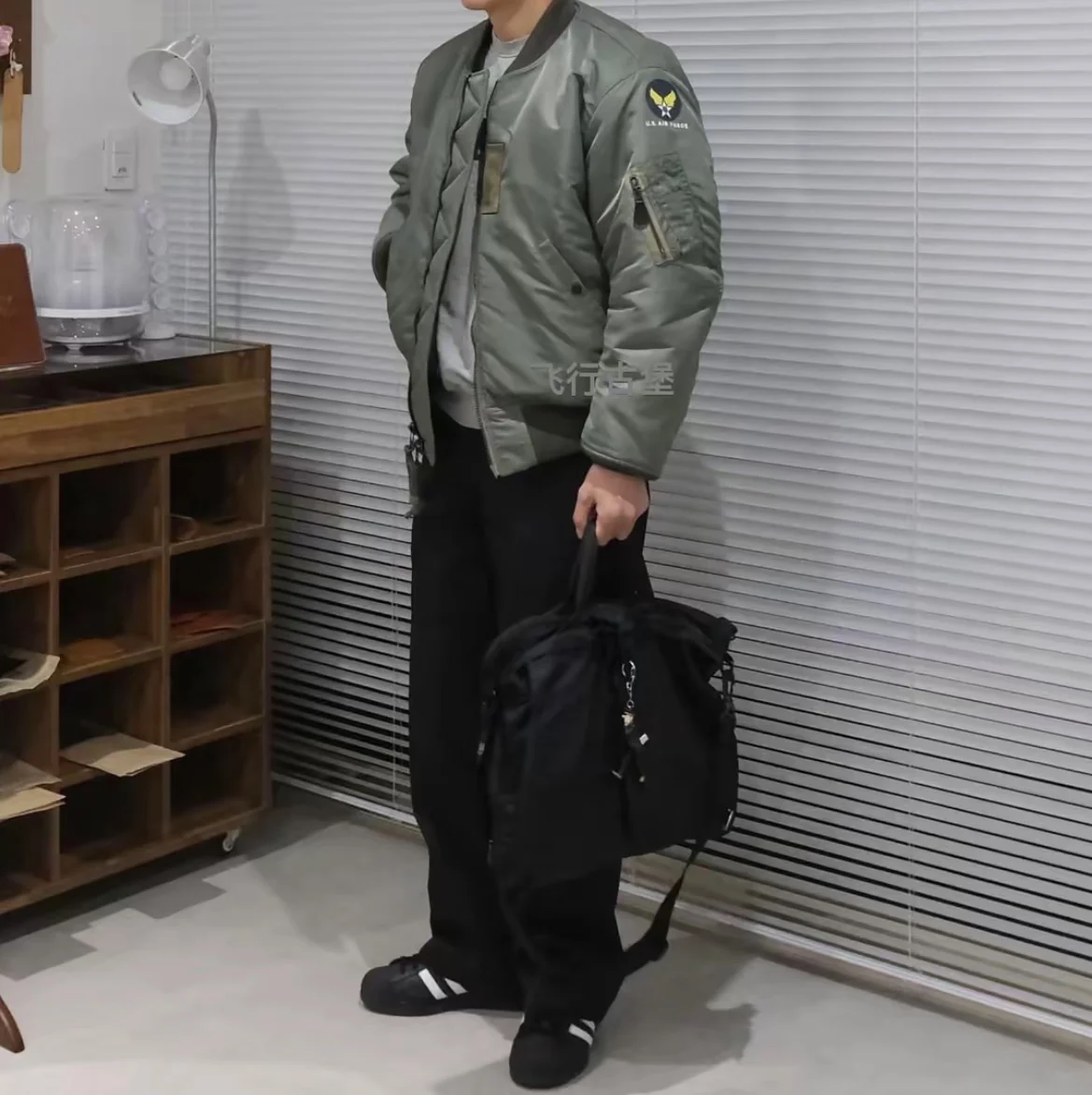 Rugged Military MA-1 Flight Bomber Extra-Thick Cotton Padding Jacket, High-Quality Replica with Hardcore Style Winter Protection