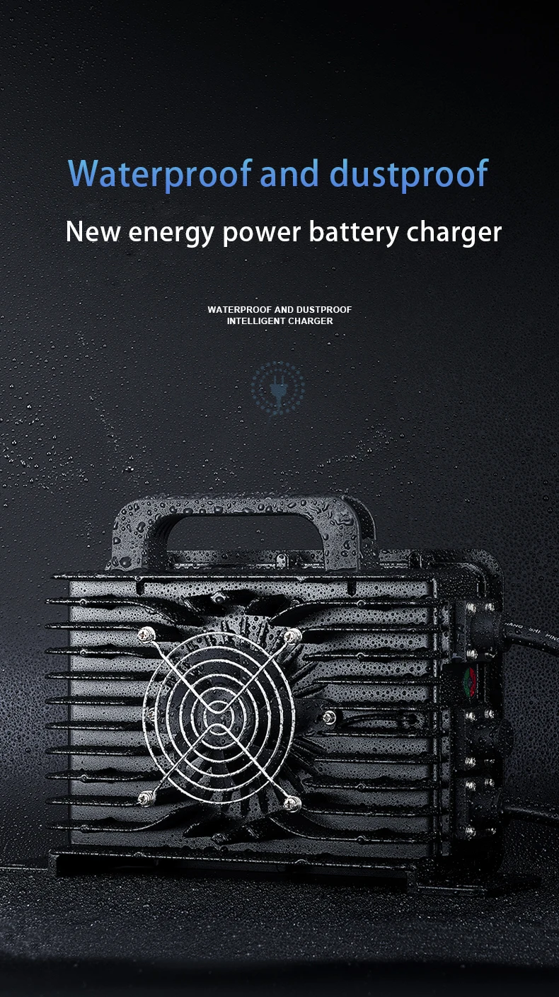 Multi-function Factory Wholesale 2000W Ip67 Ip65 Adapter Charger Lithium Battery 48V 60V 72V New Energy Power Battery Charger