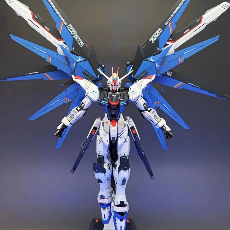 ยี่ห้อใหม่ Second Edition Strike Freedom Mech รุ่น 6650 ฟรี 2.0 Mg ส่งวงเล็บสติกเกอร์น้ํา 1:100 ประกอบโรงรถชุดของเล่น