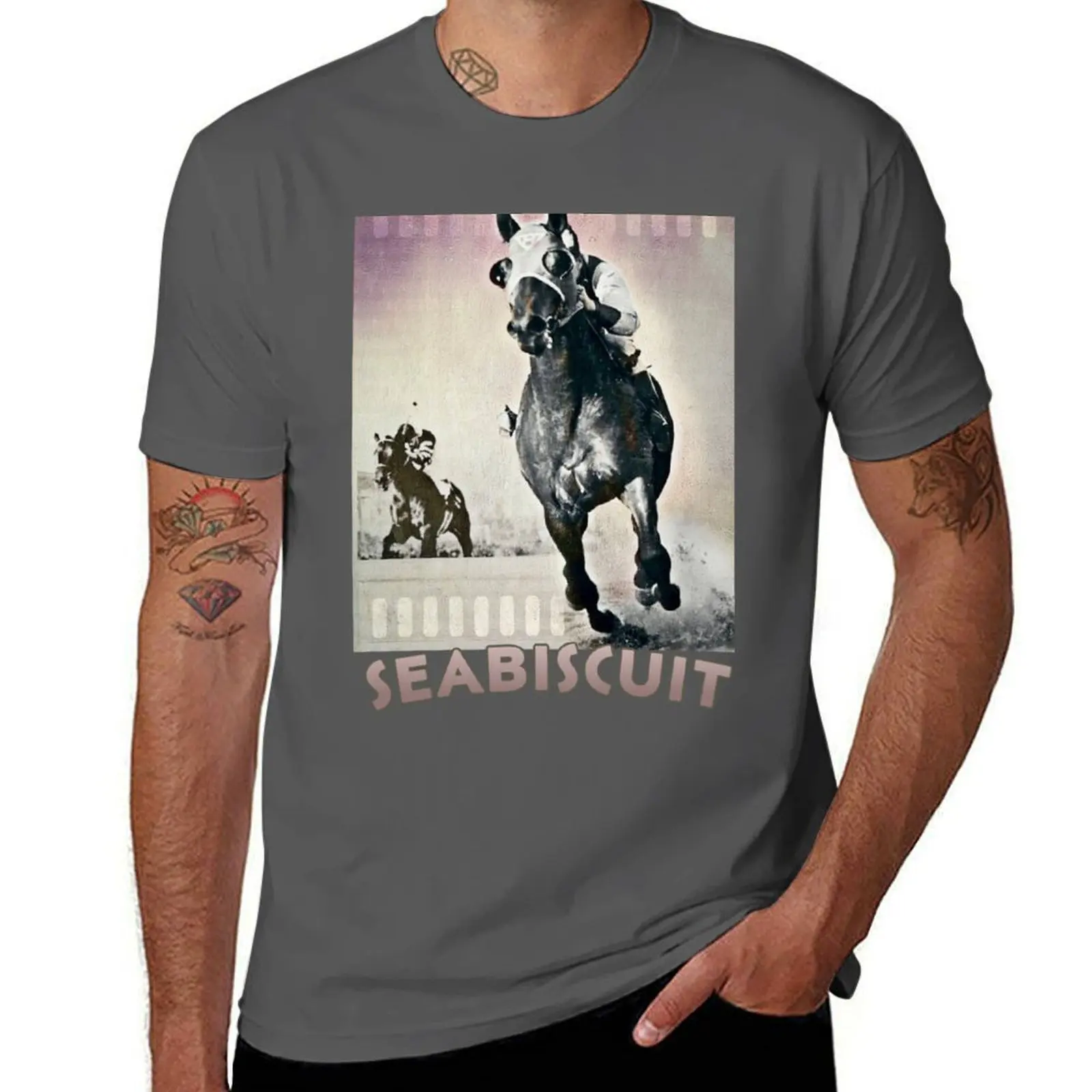 

Seabiscuit Its T-Shirt Big Size Short Sleeve Tee for Men