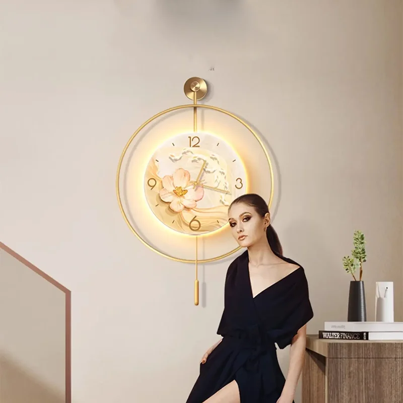 Z Creative Restaurant Wall Watch Design Fashion Bedrooms Modern Luxury Wall Watch Living Room Reloj De Pared Ornaments Home Deco