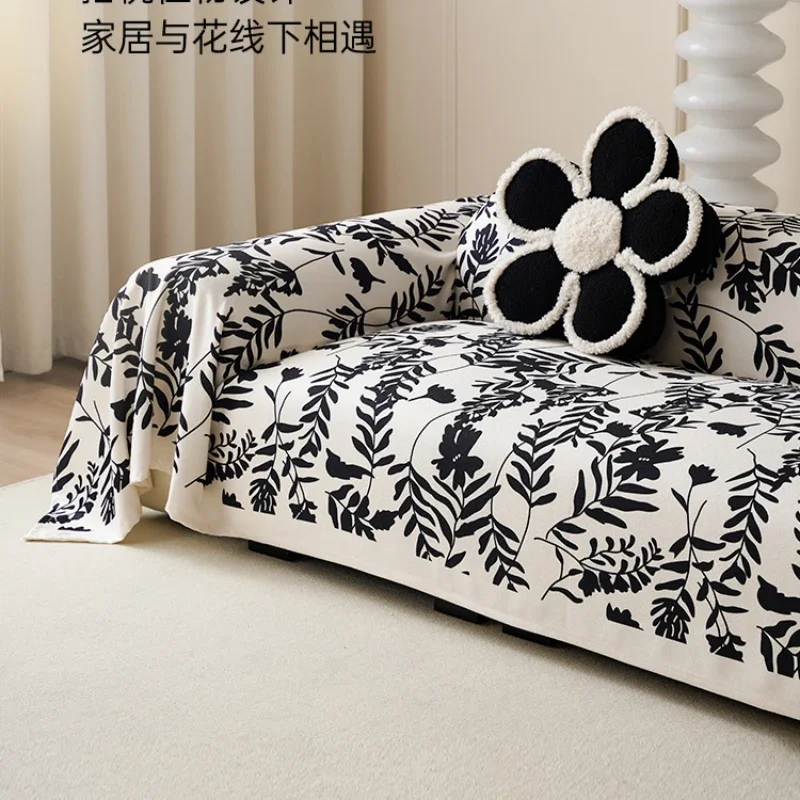 Sofa cover, anti cat scratch cover, premium feel, full coverage, sofa cover, sofa towel, all-season universal sofa blanket