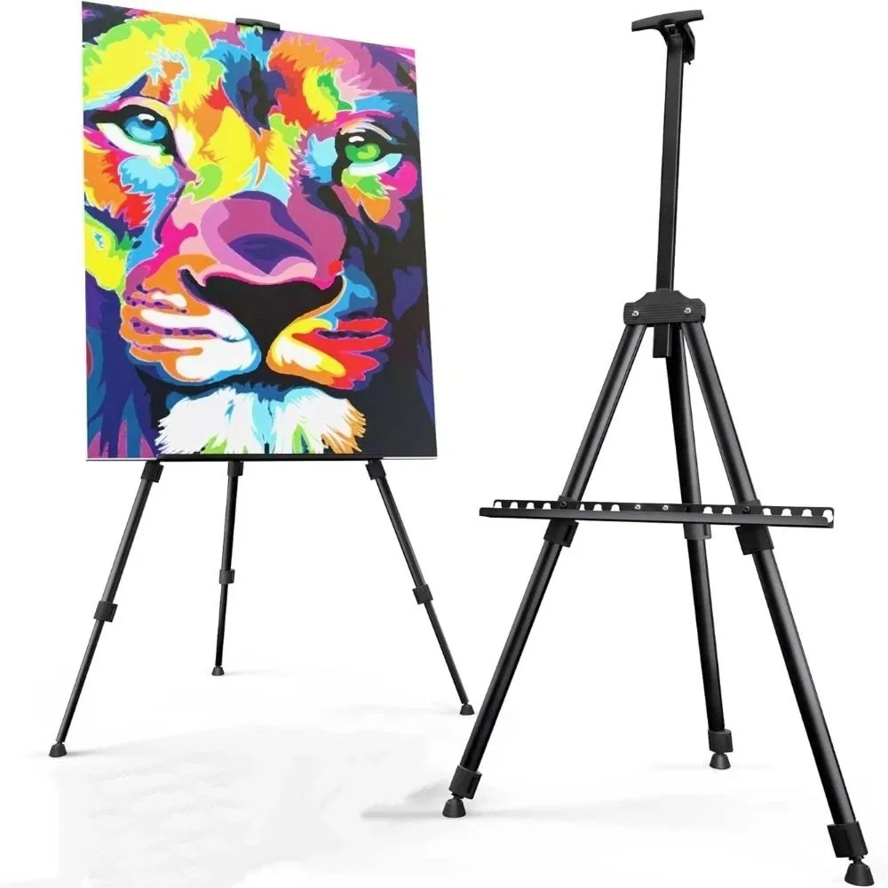 Lightweight Portable Design Sketch Easel Folding Versatile Artist Easel Metal Tripod Durable Travel Easel Wedding Signs