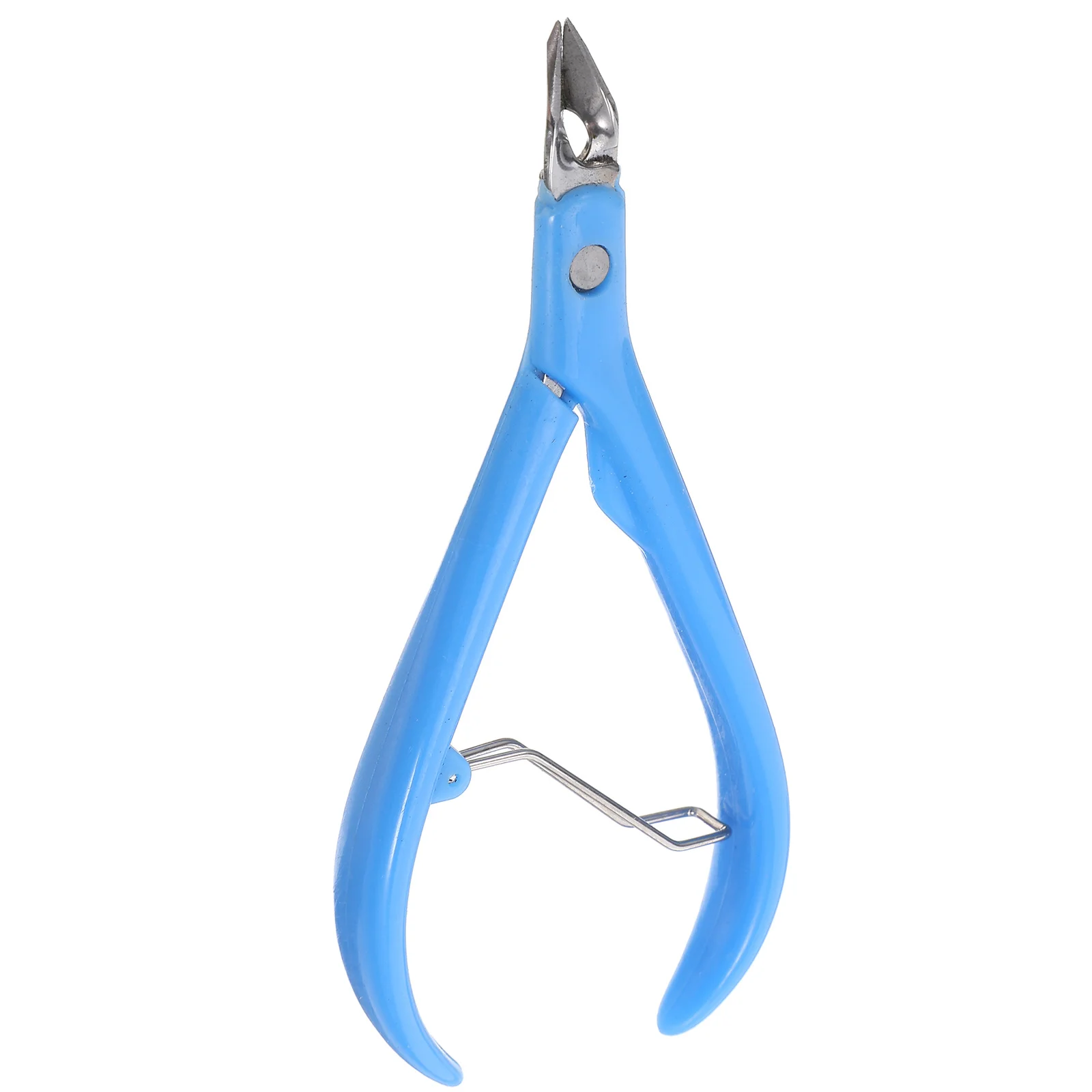 

Cuticle Nipper Cutter Plastic Handle Durable Manicure Pedicure Nail Art Tool Sharp Clean Snip Manicure Tool Cuticle Cutter