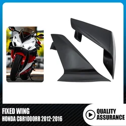 For HONDA CBR1000RR 2012-2015 2016 ABS Plastic Motorcycle Winglets Fairing Parts Aerodynamic Kit Fixed Wing Fairing Spoiler