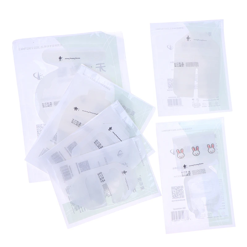 1/5Pcs IV Cannula Fixed Dressing PU Film Waterproof 6 Type Self Adhesive Wound Dressing Sterile Dressing Indwelling Needle Fix