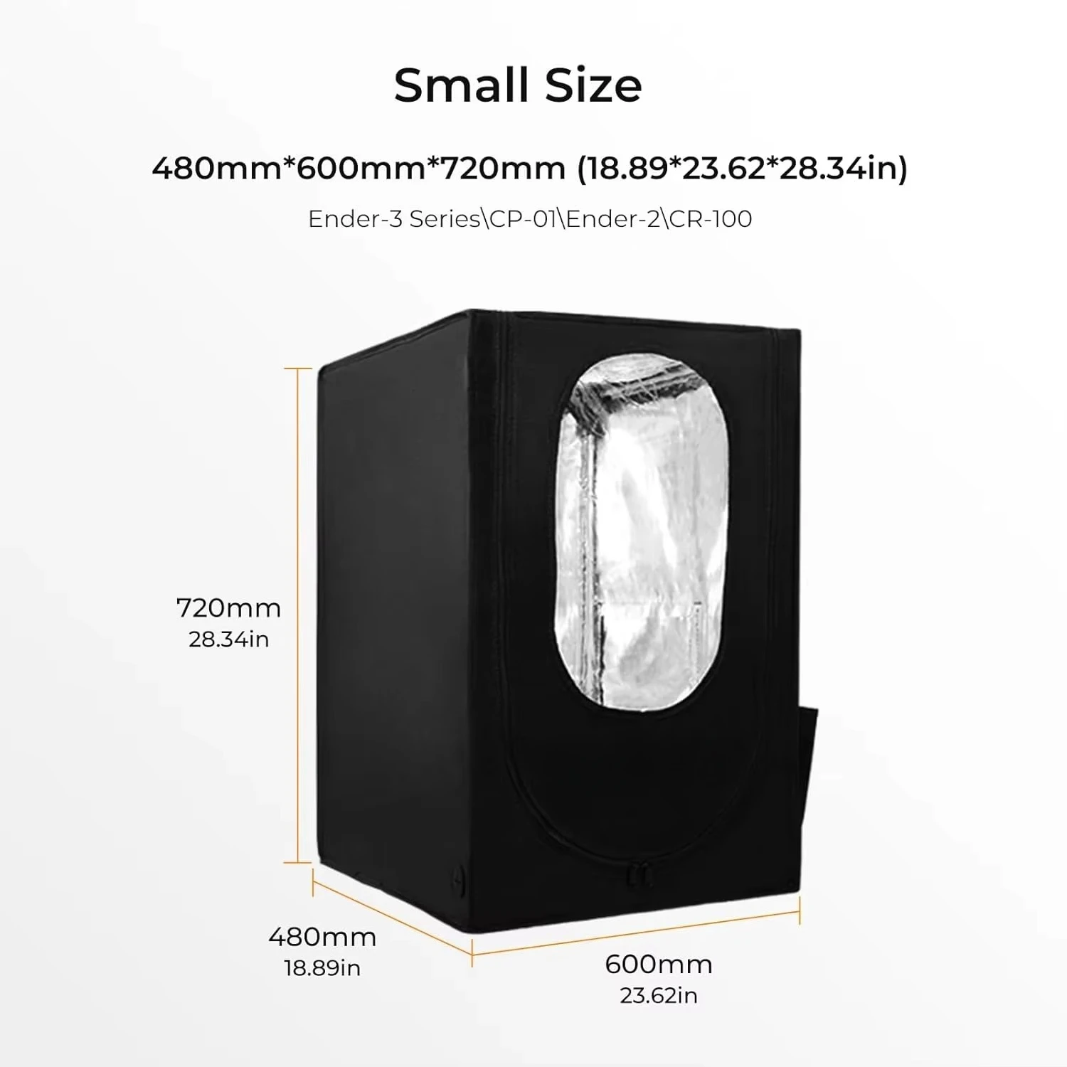 Mini Fireproof Dustproof Insulation Enclosure Constant Temp Cover for Desktop FDM 3D Printing Machines