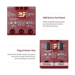 DTU1701 Transistor Tester MOSFET Triode LCR inductance resistance capacitance SCR ESR meter SMD Multifunction tester