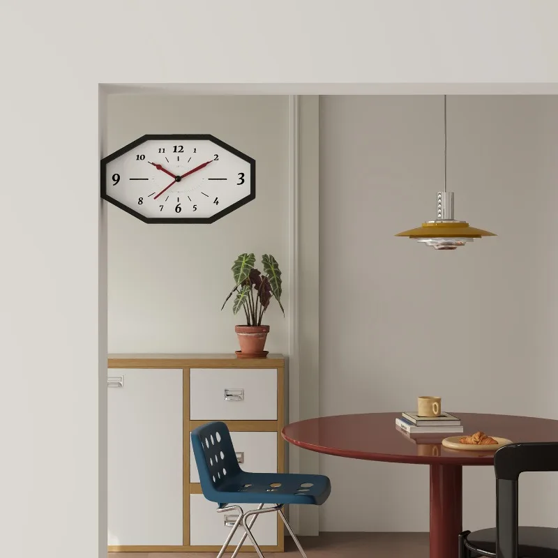 

Минималистичные двусторонние настенные часы для гостиной, угловые настенные часы для спальни, бесшумные часы для прихожей, декоративные аксессуары