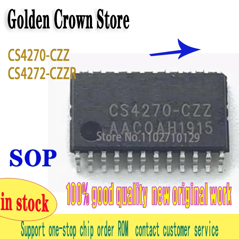 1pcs/lot Original and Genuine CS4270-CZZ TSSOP24 CS4272-CZZR TSSOP28 IC CODEC 24BIT 105DB/114DB 24TSSOP