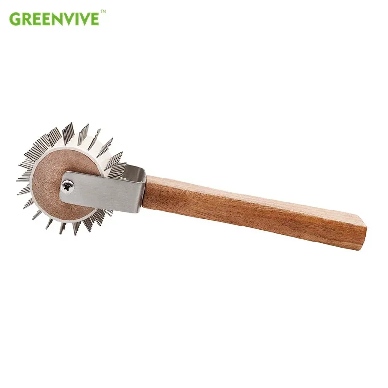 Honey Extracting Uncapping Needle Roller Idler Wheel Uncapping Fork Gear Honeycomb Rake Bee Glue Remover Roller Beekeeping Tools