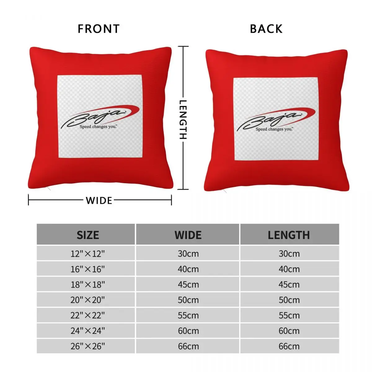 Baja Boats Speed Changes You Square Pillowcase Polyester Linen Velvet Pattern Zip Decorative Throw Pillow Case Bed Cushion Case