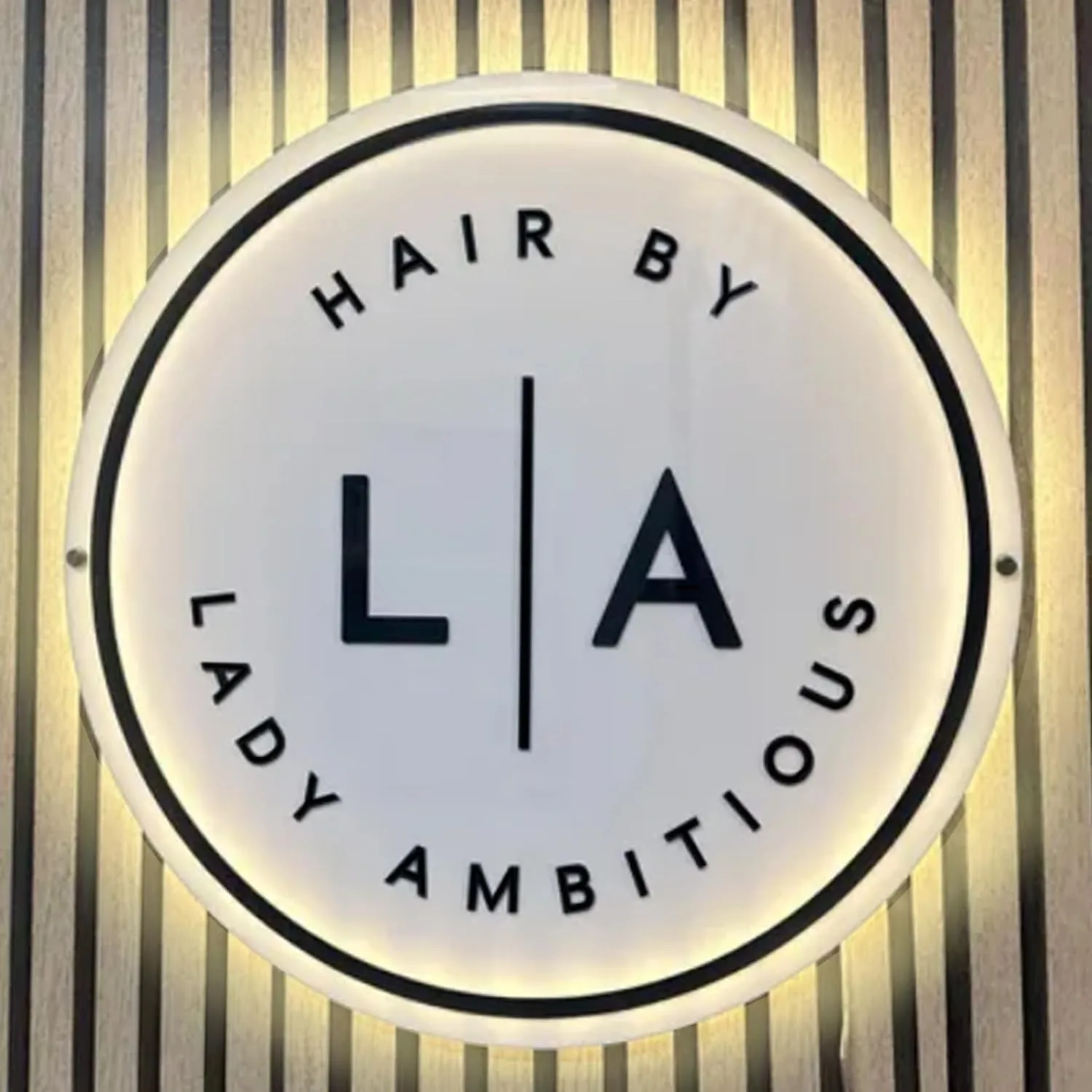 

Custom Backlit Logo Sign for Business Wall LED Shop Name Light Banner Wall Art Dimmable Glow Logo for Nail Spa Studio Office