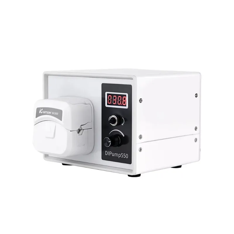 300ml/min Quick Tube Replace Peristaltic Pump Stepper Motor Intelligent Adjustable Speed Lab Dosing Pump DIP-KK300