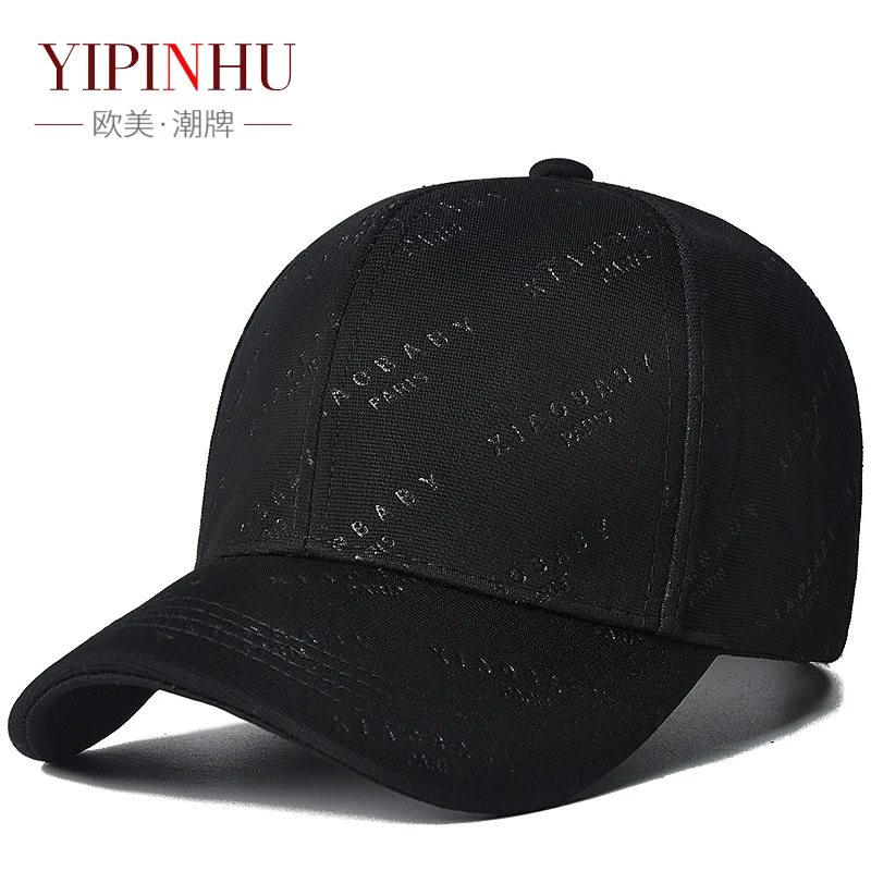 

Hat men's Korean version autumn and winter printed duckbill hat looks good, trendy brand fashion casual street versatile men's