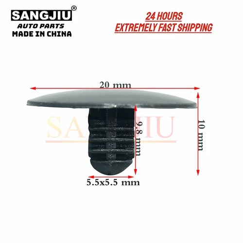 마쓰다 MPV Protege MX-3 CX7 CX9 Xedos 6 포드 프로브 G03068885B F22Z-16774-A 호환 클립 후드 절연, 20 개 