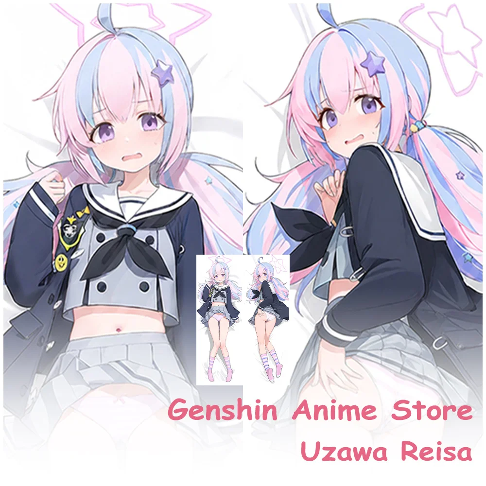

Dakimakura Blue Archive Uzawa Reisa обнимающая наволочка для тела реквизит для косплея аниме двусторонние печатные чехлы для подушек отаку