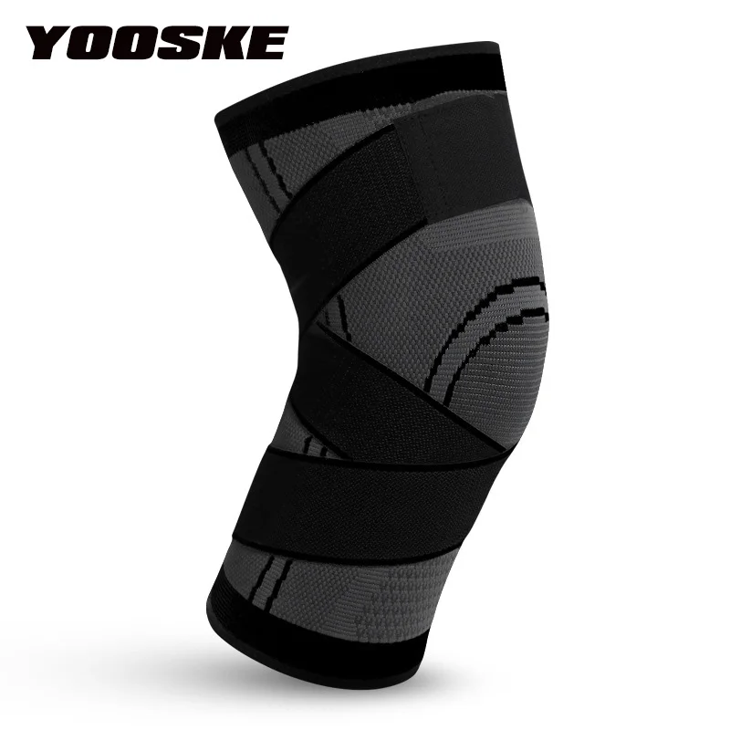 1pc Protective Knee Pad Bandage Knitting Elastic Knee Pressure Support Brace Protector kneelet For GYM Fitness Sport Running