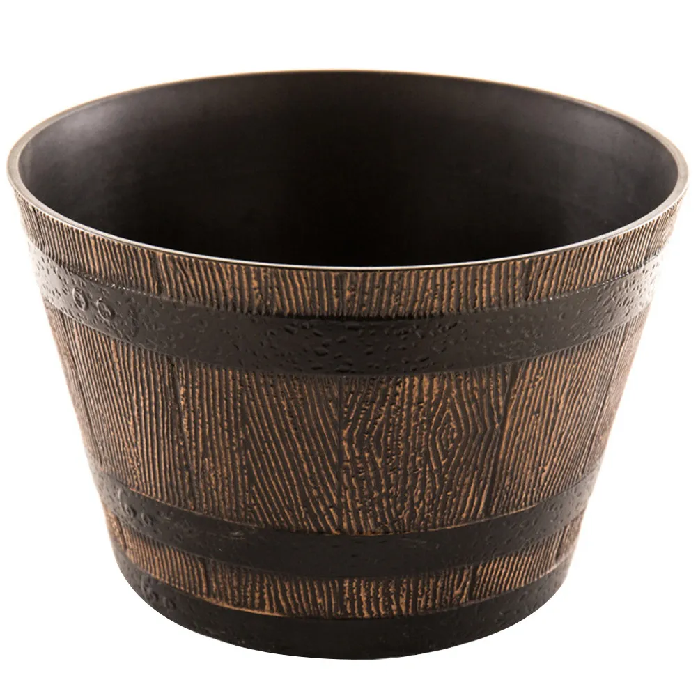 Resin Household Bonsai Planter Thick Durable Decorative Flower Pot Outdoor Garden Balcony Flower Pot Resin Succulent Flowerpot