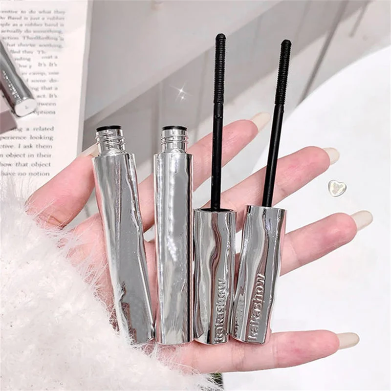 فرشاة حلزونية خاصة ماسكارا من ألياف الحرير المقاومة للماء - مجموعة تجعيد الرموش طويلة الأمد 1/2/5/10 قطع للرموش المثالية #2