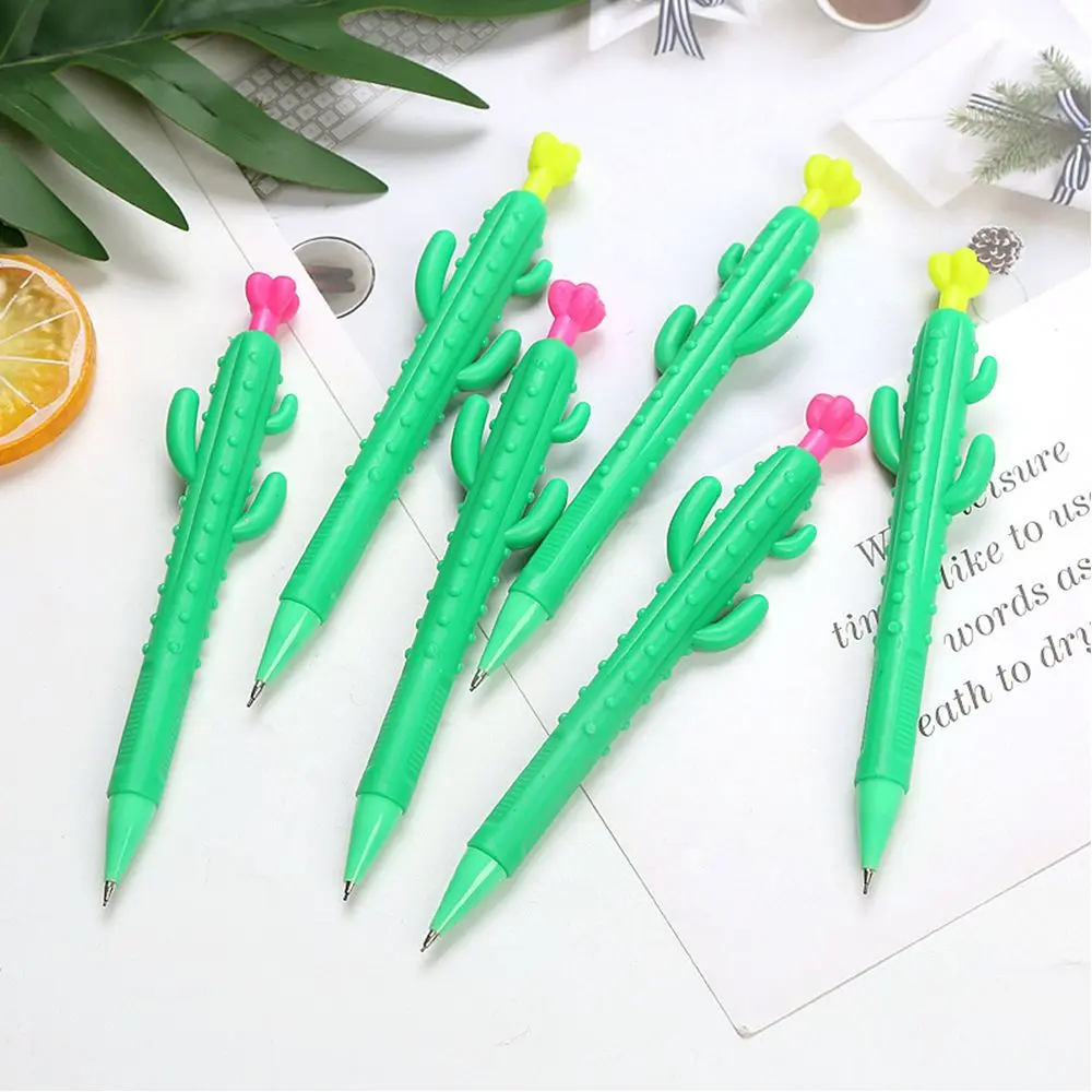 0.5/0.7mm Carrot Cactus Corn Mechanical Pencil  Mechanical Pencil Cartoon Cute Creative Soft Comfortable Gel Pen Press Pen