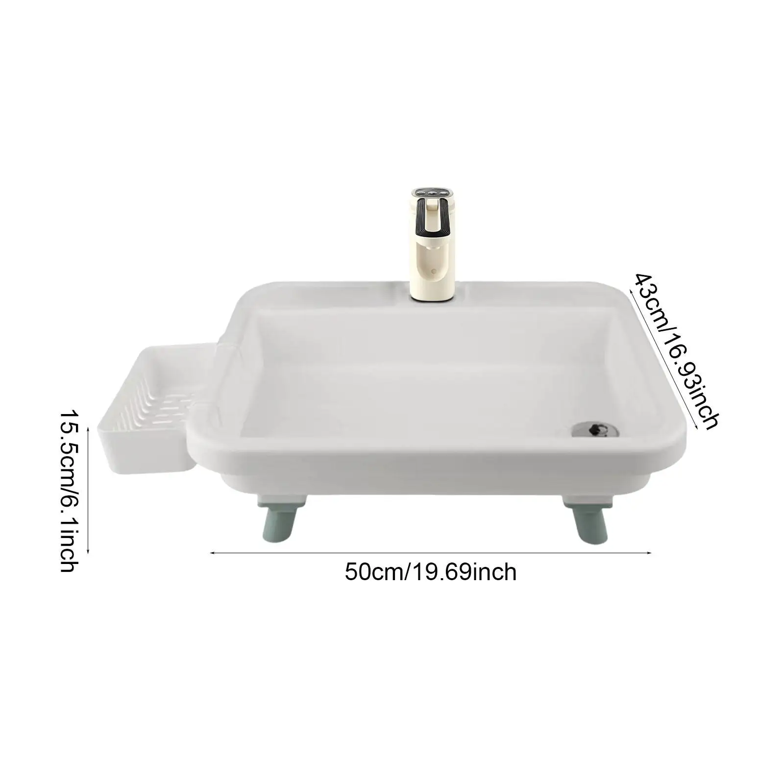 Camping Sink Station PP Material Easy Assembly Wash Basin for Outdoor Cooking and Picnics