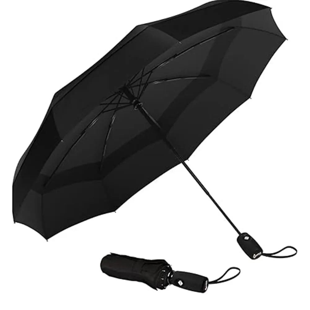 The Original Portable Travel Umbrella - Umbrellas for Rain Windproof, Strong Compact Umbrella for Wind Rain Car Golf