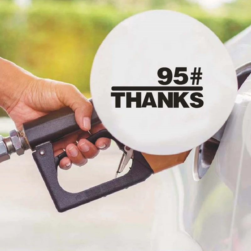 

Красочная наклейка с благодарностью, персонализированная наклейка на крышку топливного бака автомобиля, креативная наклейка плюс No. 92 Бензин 95 No Наклейка на наконечники масляного типа 98