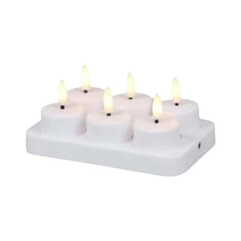 

Светодиодные беспламенные свечи на батарейках для декора на Хэллоуин и Рождество, креативные светодиодные свечи, светильники-свечи