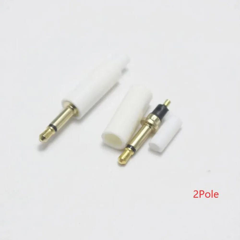 2/10PCS 2.5MM 3.5mm Mono / Stereo 4 Pole 3 Pole 2 Pole Male Jack Earphone Headphone Audio Plug