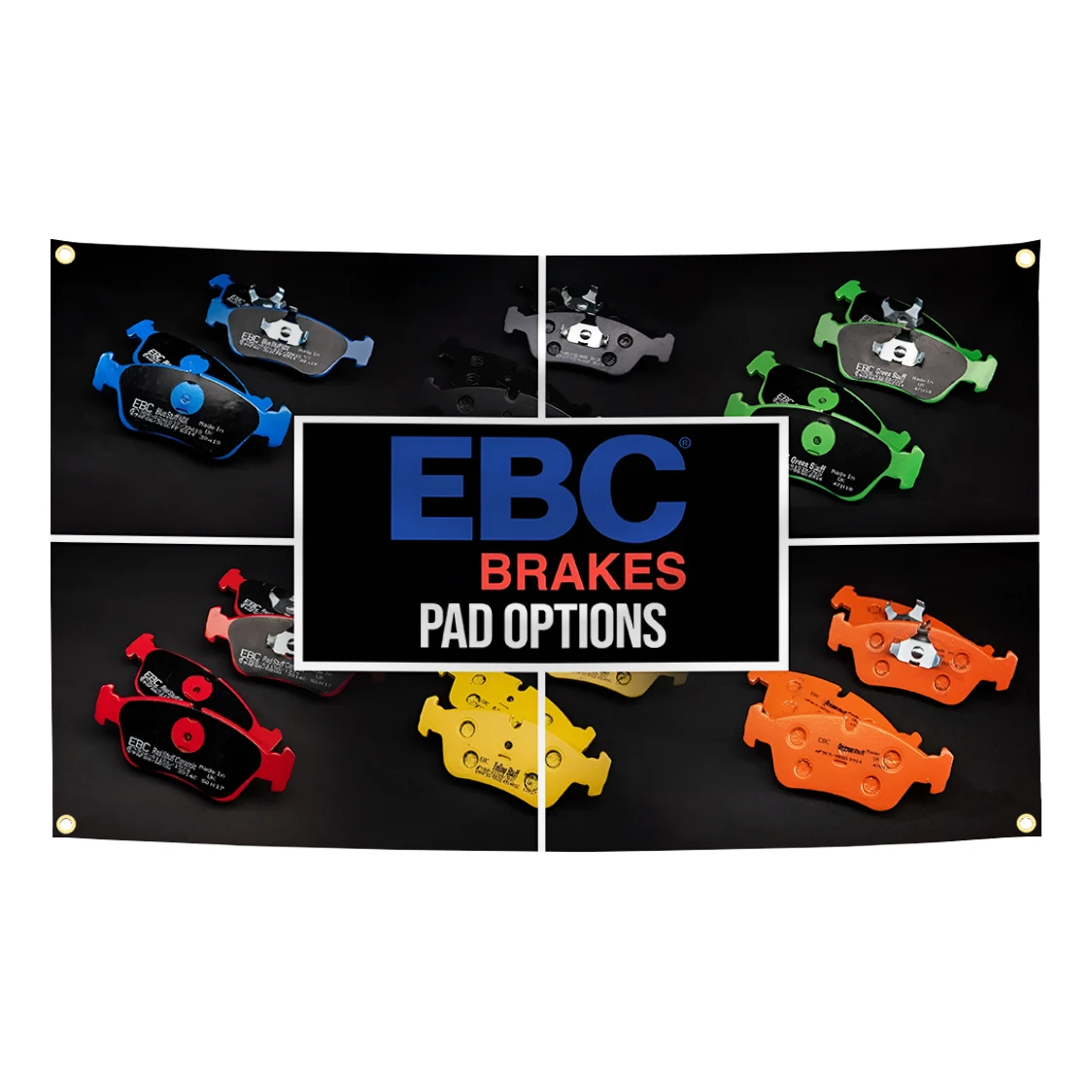 60x90cm 90x150cm 120x180cm EBC Brakes Racing Flag Polyester Printed Decoration Banner Tapestry