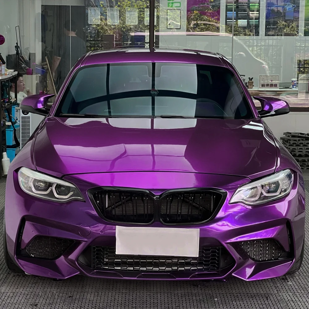 

Идеальная фиолетовая автомобильная виниловая пленка для ПЭТ, водонепроницаемая, устойчивая к царапинам наклейка из ПВХ для модификации кузова мотоцикла, наклейка
