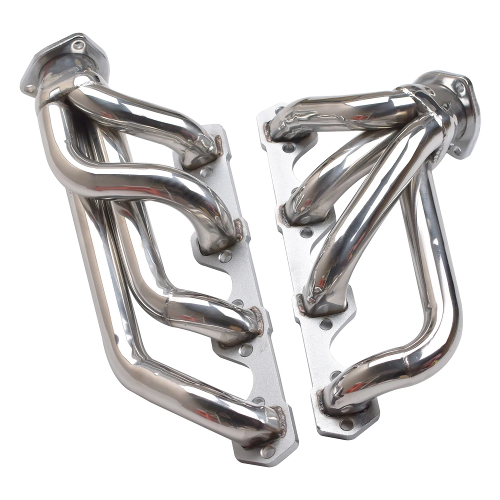 Stainless Steel Shorty Exhaust Header Manifold Kit For Ford Mustang 260 289 302 CU 5.0L 1968-1973 Small Block V8