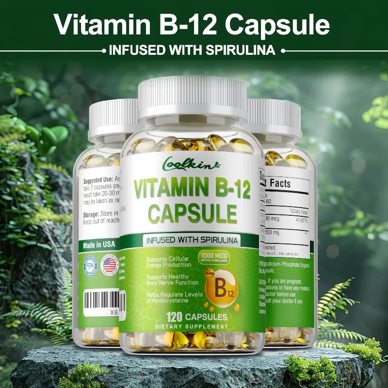 

Витамин B12 - способствует улучшению умственной работоспособности, поддерживает функции мозга и сердца, снижает стресс и тревожность, улучшает настроение, повышает энергию.